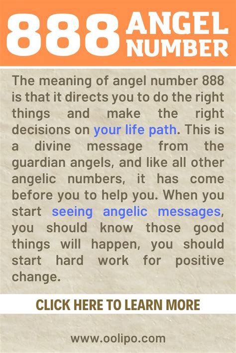 888 Angel Number: Meaning and Message Explained .